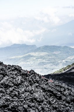 Volkan fuego Guatemala