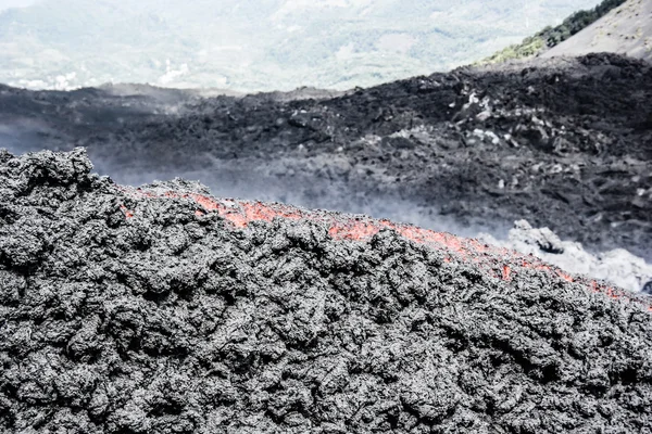 在危地马拉火山 fuego — 图库照片