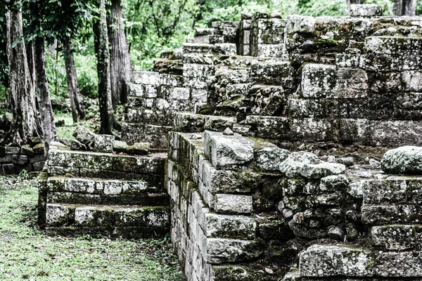 Templos em Copan Ruinas, Honduras — Fotografia de Stock