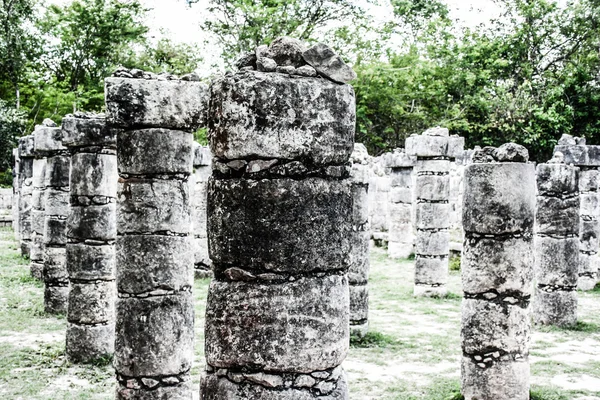 Historische plaats in Chichén Itzá mexico — Stockfoto