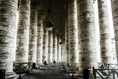 Vatikan Vatikan. Saint peter's square Roma Katolikleri için en popüler hac siteler arasında yer alıyor..