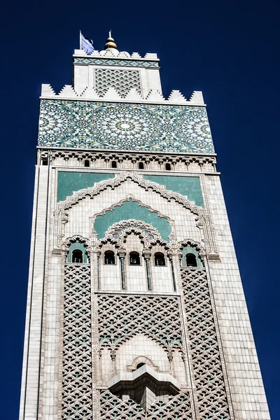 Hassan ii. Meczet w Casablance, Maroko — Zdjęcie stockowe
