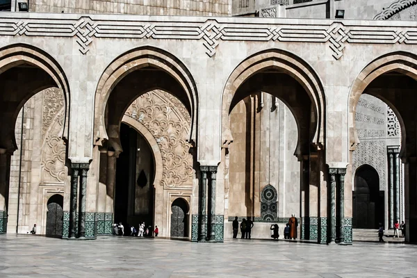 Hassan ii. Meczet w Casablance, Maroko — Zdjęcie stockowe