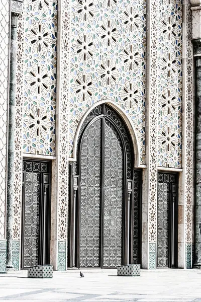 El Hassan II. mezquitas en Casablanca, Marruecos —  Fotos de Stock