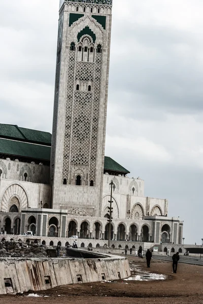 Hassan ii. moskén i casablanca, Marocko — Stockfoto