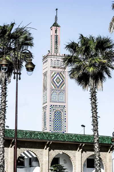 Typiska moskén i Marocko. — Stockfoto