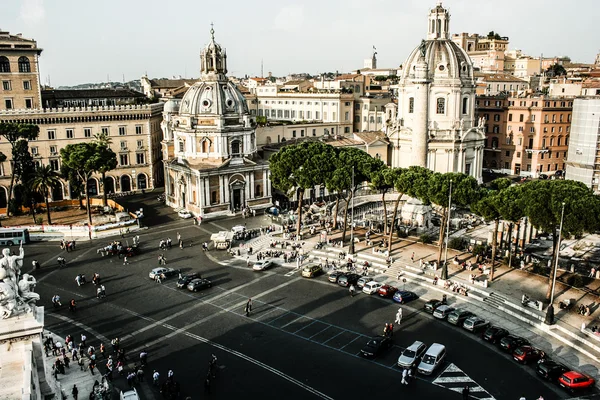 Zicht op Rome, Italië — Stockfoto