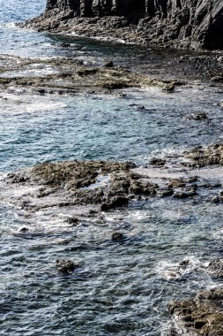 Playa de Papagayo (Papağan Sahili) Lanzarote, Kanarya Adaları, İspanya