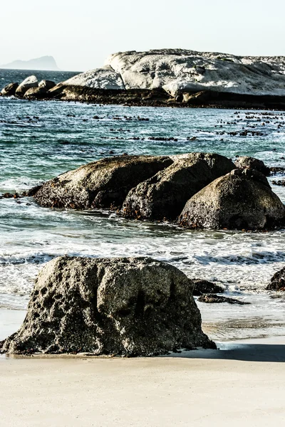 Głazy plaży, cape town Afryka Południowa — Zdjęcie stockowe