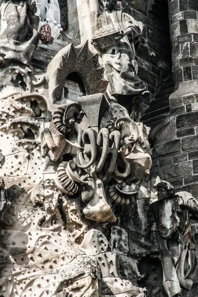 Sagrada Familia by Antoni Gaudi in Barcelona Spain — Stock Photo, Image