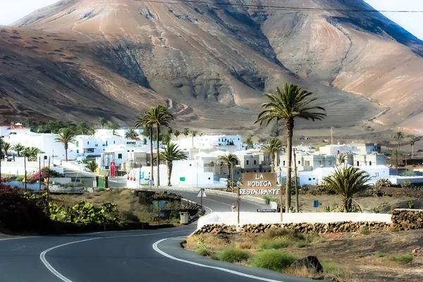 Traditionelles Haus, Lanzarote, Kanarische Inseln, Spanien — Stockfoto