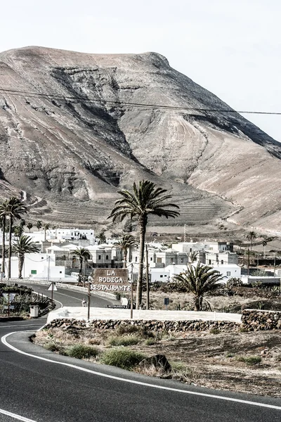 Tradiční dům, lanzarote, Kanárské ostrovy, Španělsko — Stock fotografie