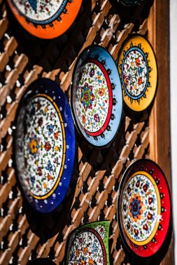 Cordoba, İspanya - açık detay, dekoratif el Endülüs Çin boyalı