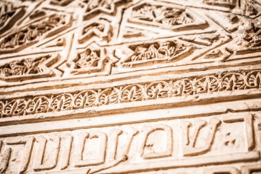 cordoba, Arap Domination mudejar tarzı Orta çağın sembolü İspanyol kasabasında Arap kemerler.