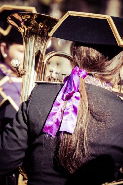 müzik grubu tipik alayı ve kardeşlik penitents