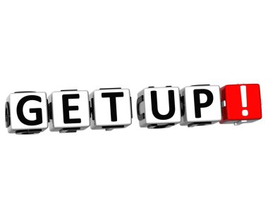 3D çık düğmesini tıklatın burada blok metin