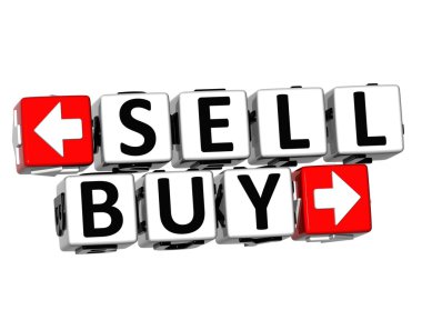 blok metin 3D Satıyoruz satın al düğmesini tıklayın.