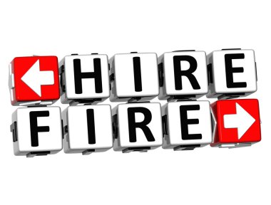 3D Kiralık yangın düğmesini tıklatın burada blok metin