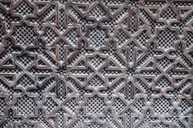 karanlık vintage ahşap kapı