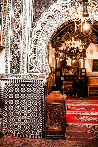 Antigua Mezquita dentro de Madinat en Fez, Marruecos —  Fotos de Stock