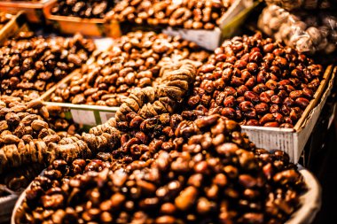 fındık ve kuru meyve fes, Fas souk Satılık