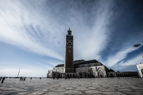 De moskee van hassan ii in casablanca, Afrika — Stockfoto