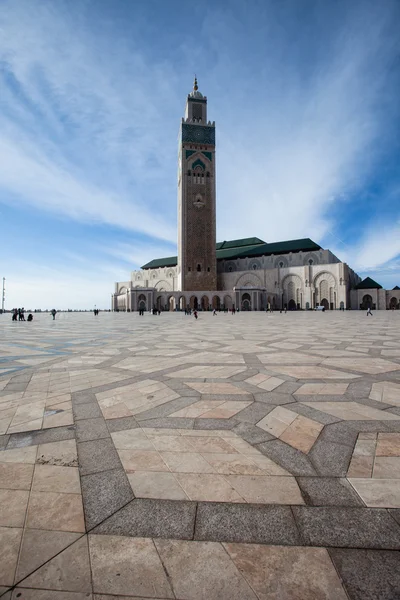 La Mezquita de Hassan II en Casablanca, África — Foto de Stock