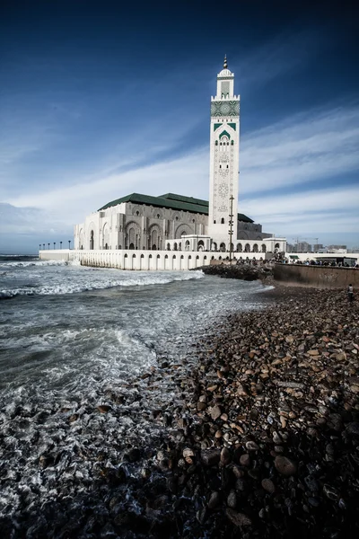 De moskee van hassan ii in casablanca, Afrika — Stockfoto