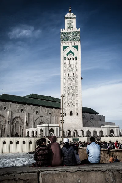 Meczet Hassana ii w Casablance, Afryka — Zdjęcie stockowe