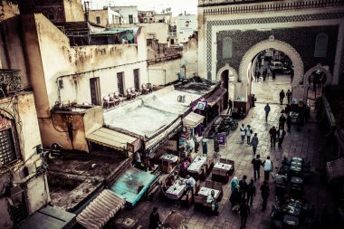 Fez genel görünümü, morocco