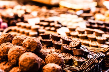 ünlü tatlı şeker Pazar Barcelona, İspanya