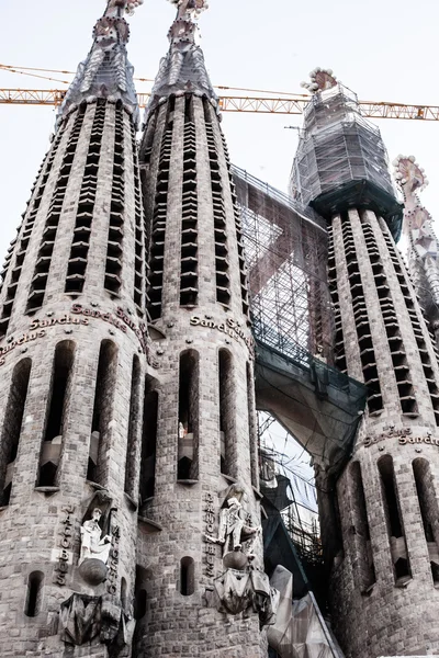 Sagrada familia od Antoniho Gaudího v Barceloně Španělsko — Stock fotografie