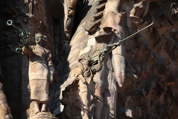 Sagrada Familia by Antoni Gaudi in Barcelona Spain — Stock Photo, Image