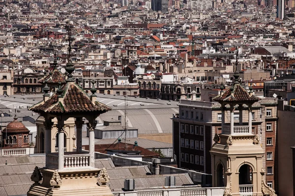 Панорамный вид на Барселону, Испанию. — стоковое фото