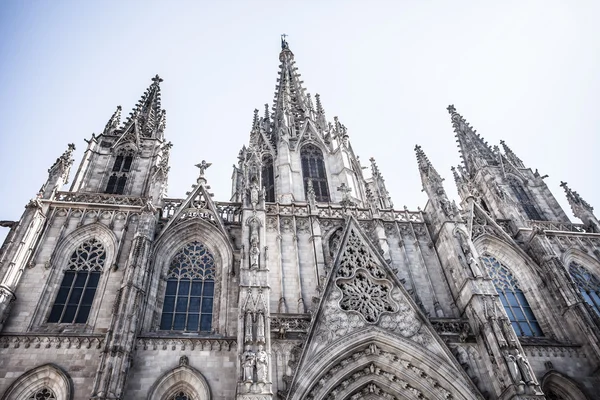 Catedral de Barcelona en Cataluña, España — Foto de Stock