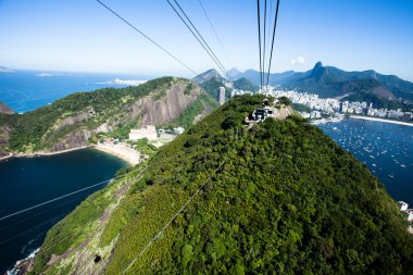 Teleferik sugar loaf rio de Janeiro, Brezilya için.