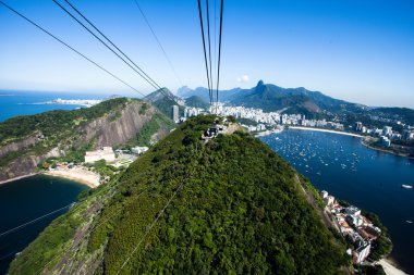 Teleferik sugar loaf rio de Janeiro, Brezilya için.