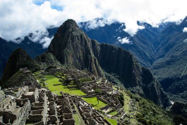 Machu picchu, peru Andes eski İnka şehri