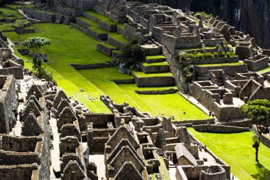 Machu picchu, peru Andes eski İnka şehri