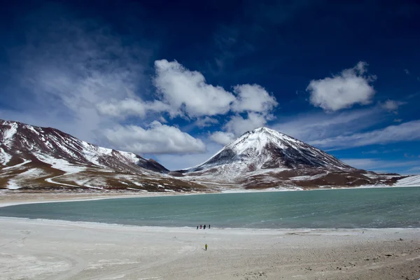 Deserto e montagna ad Altiplano, Bolivia — Foto Stock