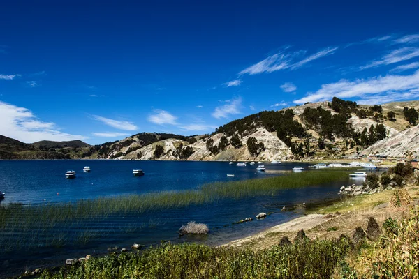 Isla del sol på titicaca sjön, bolivia. — Stockfoto