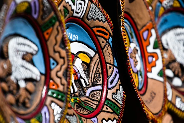 Souvenir masks from argentina, South America. — Stock Photo, Image