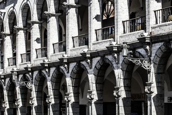 Courtyard in Arequipa Peru, South America. — Stock Photo, Image