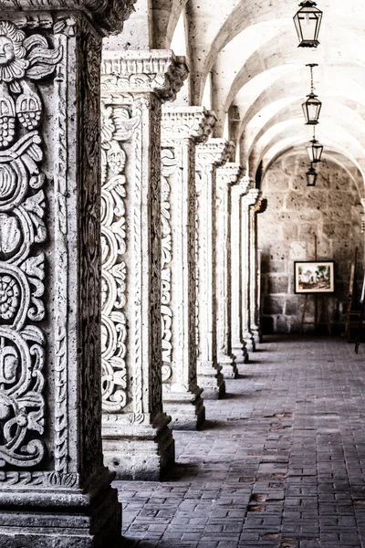 Cortile in Arequipa Perù, Sud America . — Foto Stock