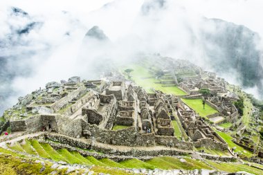 Machu picchu, peru Andes eski İnka şehri