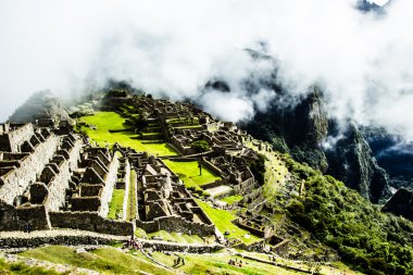 Machu picchu, peru Andes eski İnka şehri