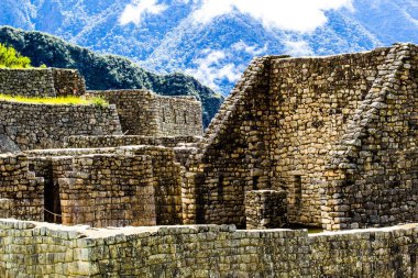 Machu picchu, peru Andes eski İnka şehri