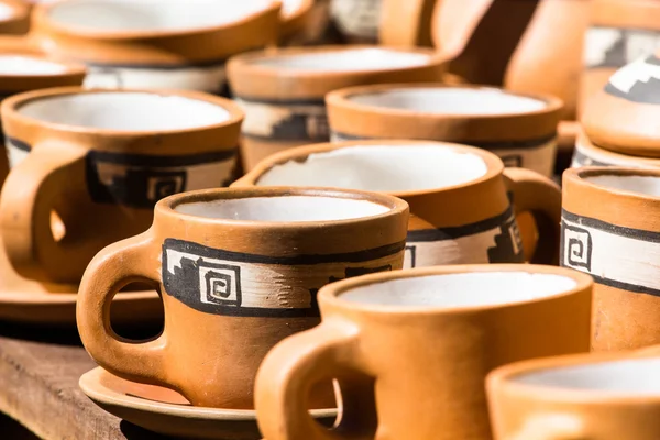 Ceramic in local market in Peru, South America. — Stock Photo, Image