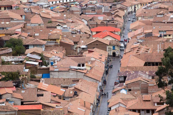 Gesamtansicht der Stadt Cuzco, Peru — Stockfoto