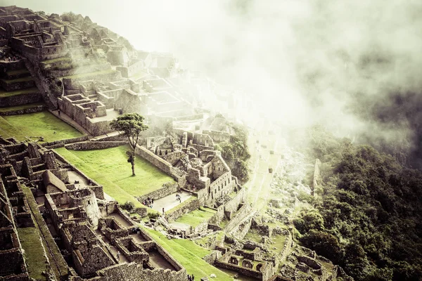 Machu picchu, peru Andes eski İnka şehri — Stok fotoğraf